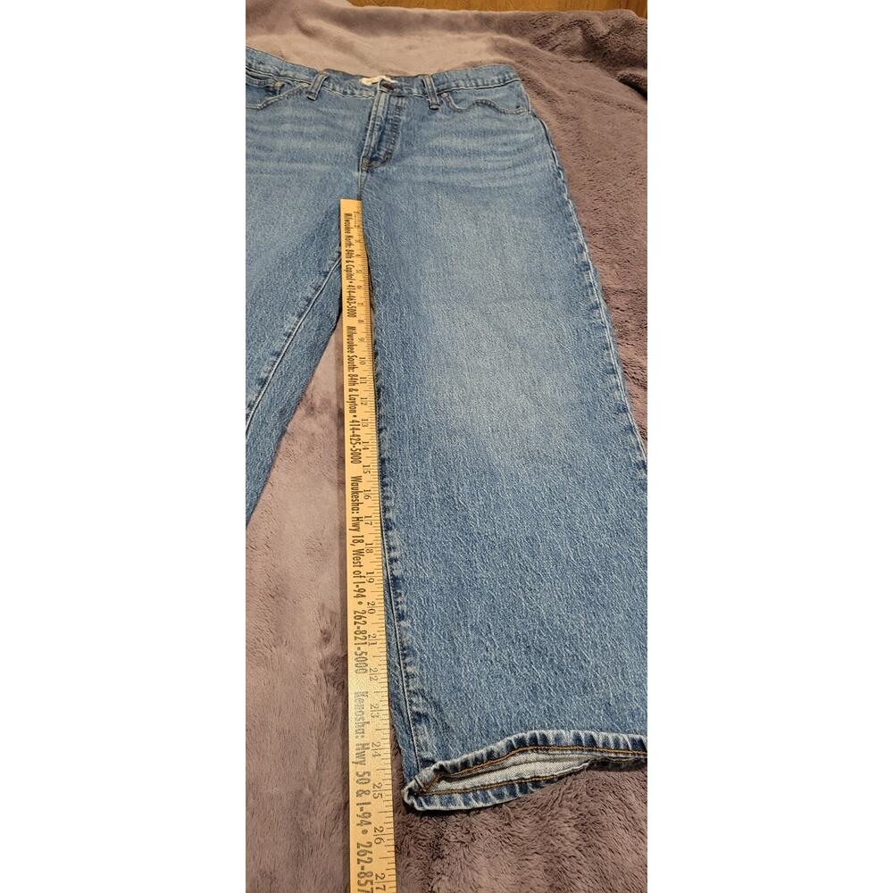 Madewell Jeans Womens 31 Blue The Perfect Vintage Wide-Leg Relaxed Fit Denim - Picture 4 of 8